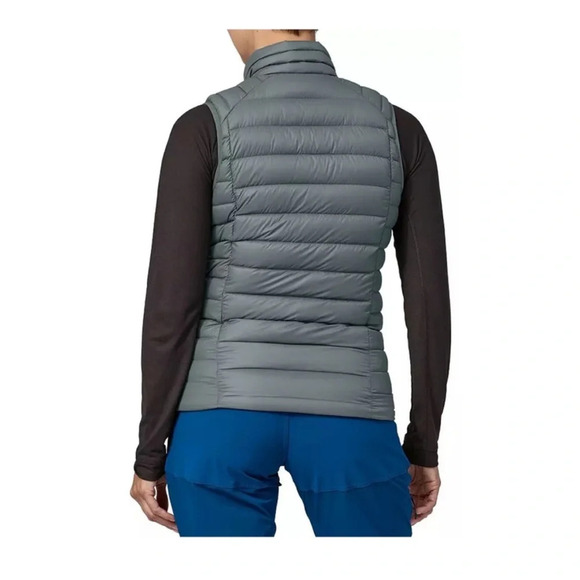 Patagonia Women's S Small Down Sweater Vest Puffer Puff Nouveau Green Grey NWT - Picture 7 of 8